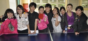 Lyn and her teammates engaged Macanese in different sporting activities