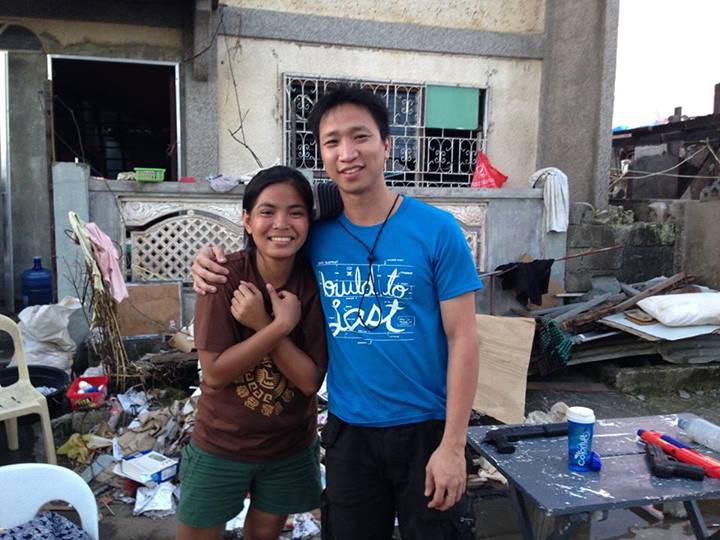  Nessa Gardiola (left) is one of the Victory Tacloban discipleship group leaders who were accounted for after typhoon Yolanda. Photo by Kix Javier.