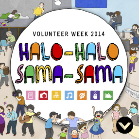 Volunteer Week 2014: Halo-Halo, Sama-Sama