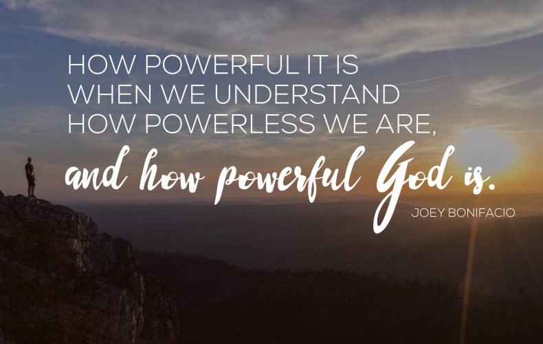 Joey Bonifacio, “God’s Power to Deliver”